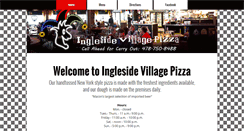 Desktop Screenshot of inglesidevillagepizza.com